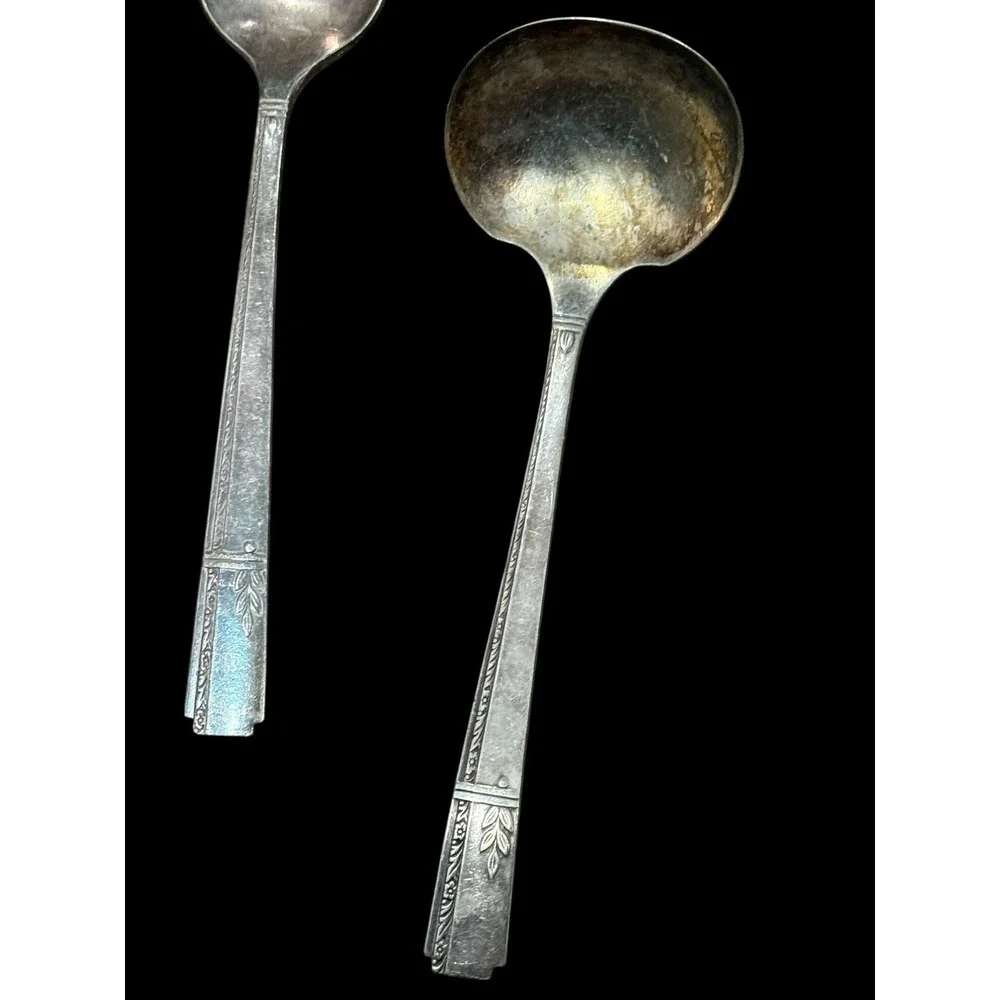 Vintage Oneida Grenoble‎ Prestige Silverplate Flatware Set 28 Pc 1938 Heirloom